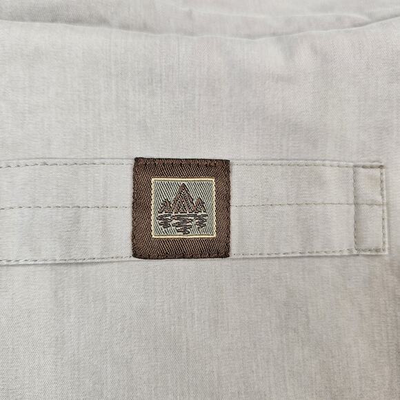 Rainforest Vest Mens 2XL Beige Sherpa Fleece Lined Outdoor Full Zip Pockets Warm - Picture 10 of 12